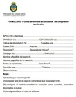 Formulario de antecedentes personales del comprador